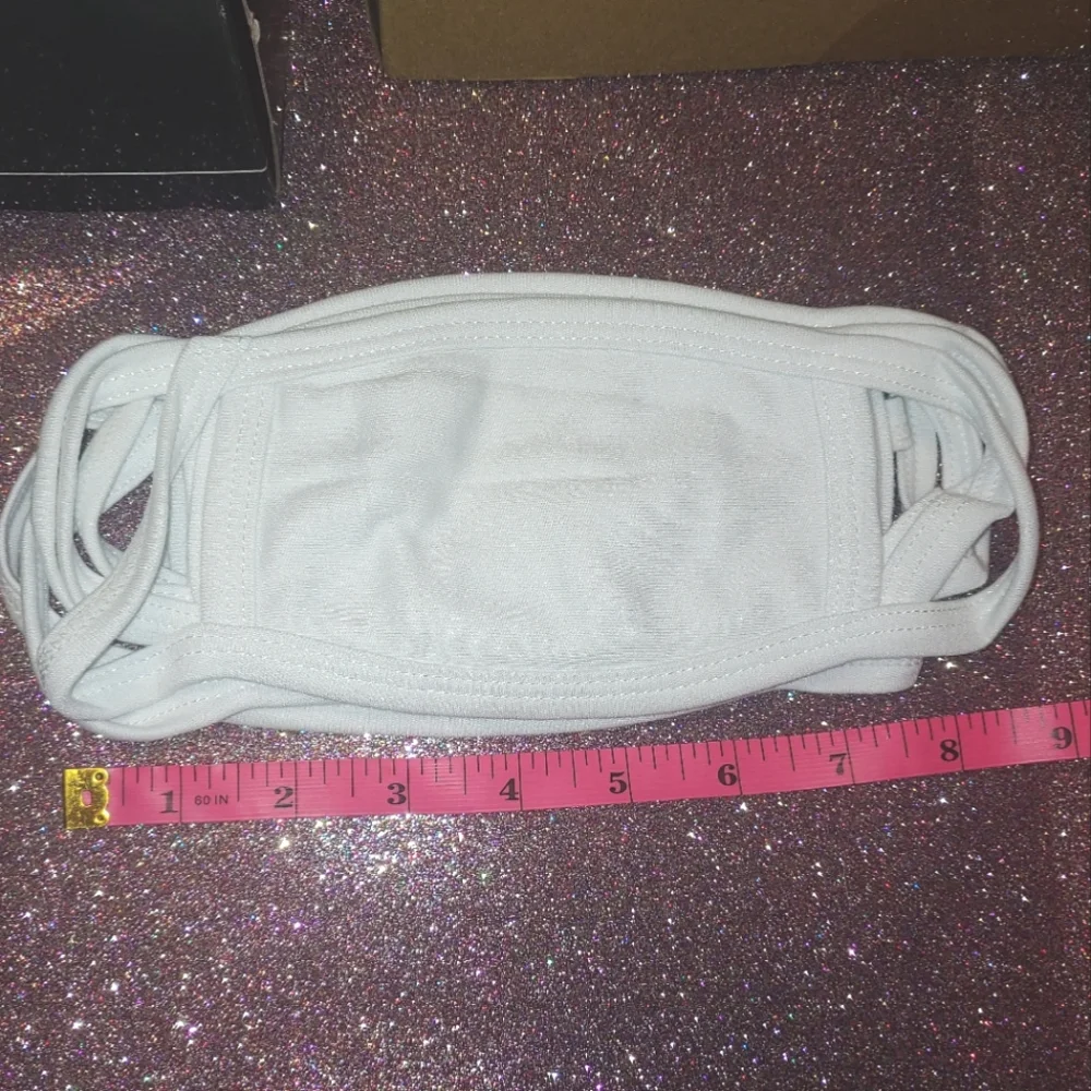 Bundle of Kids 6 poly-cotton blend blank face mask for sublimation printing